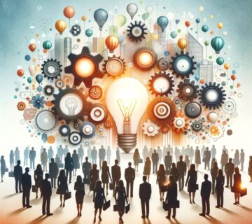 ThinkSetup | A digital workspace where artificial intelligence (AI) tools are symbolically processing data quickly and streamlining website design and development processes.